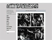 Tablet Screenshot of damaged-city.com